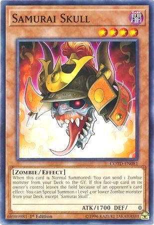 Samurai Skull (COTD-EN081) [COTD]