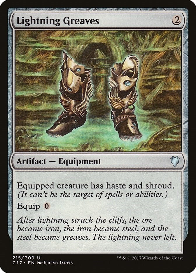 Lightning Greaves (215) [C17]