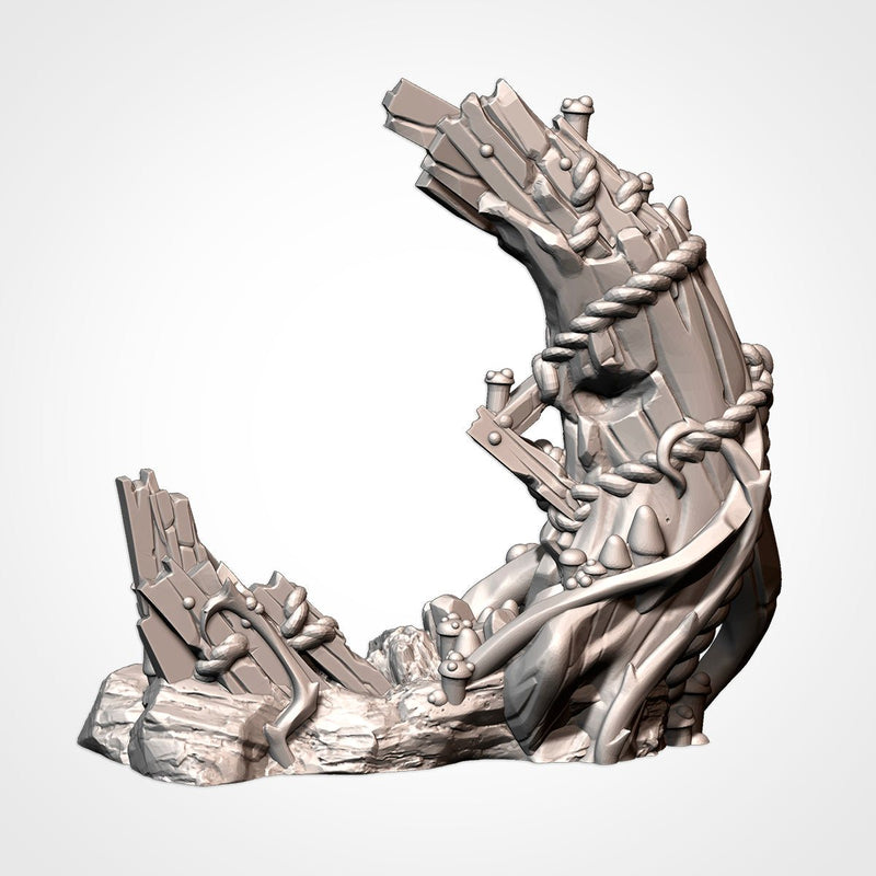 Goblin Camp 3D printed terrain view 13