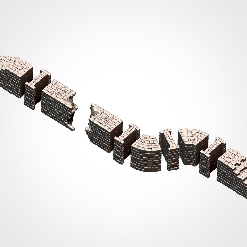 Modular Civilization 3D printed terrain view 13