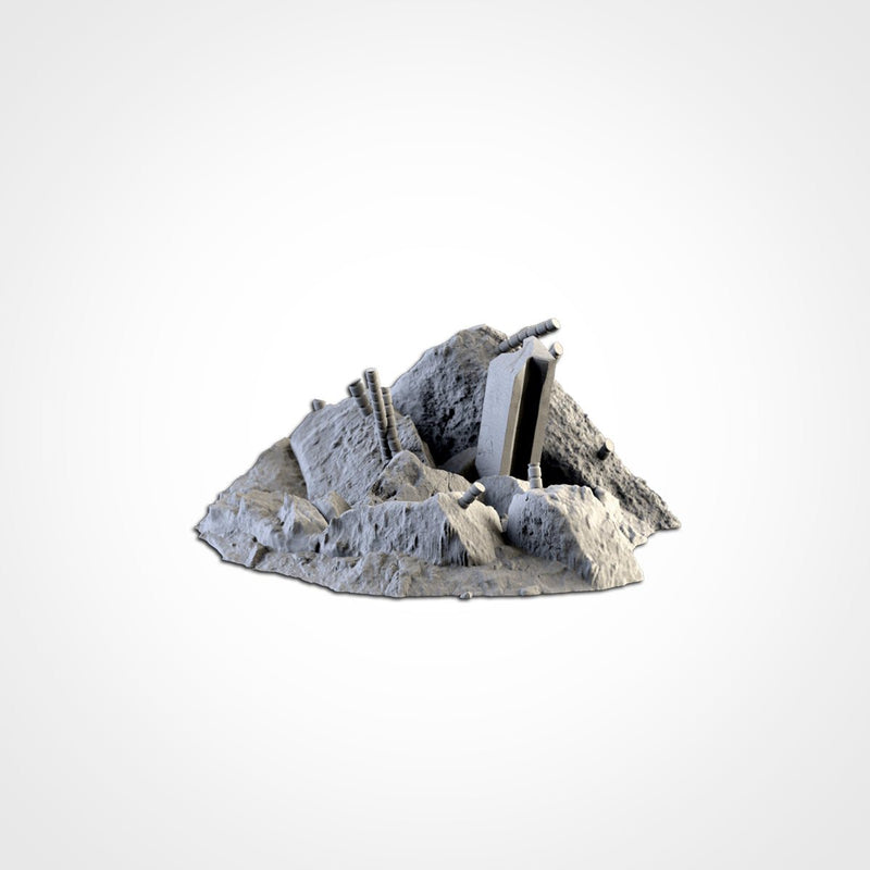 City Debris 3D printed terrain view 13