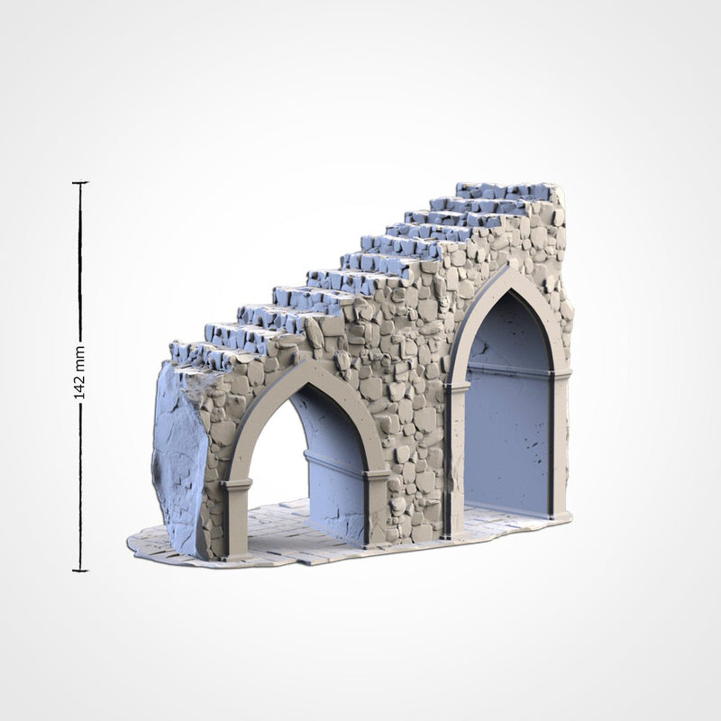 Majestic Ruins 3D printed terrain view 13