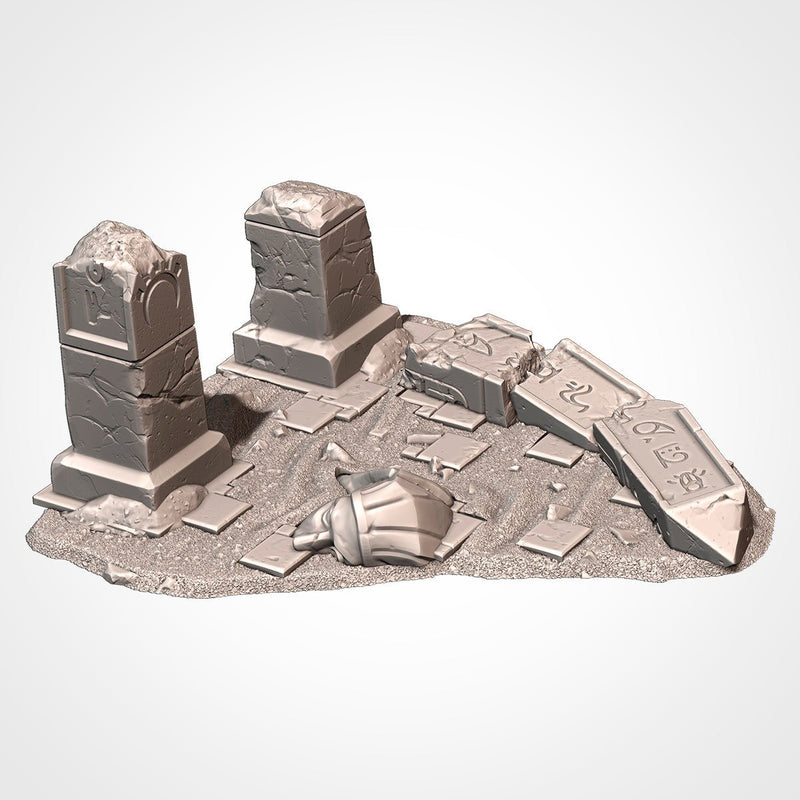 Egypt 3D printed terrain view 13