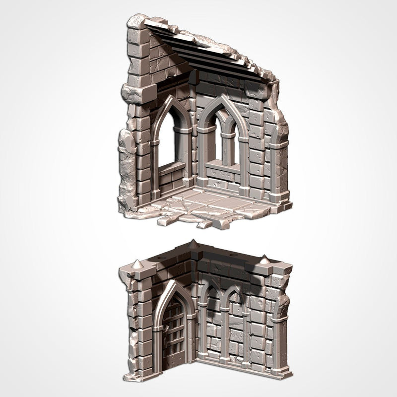 Middle Earth Town 3D printed terrain view 13