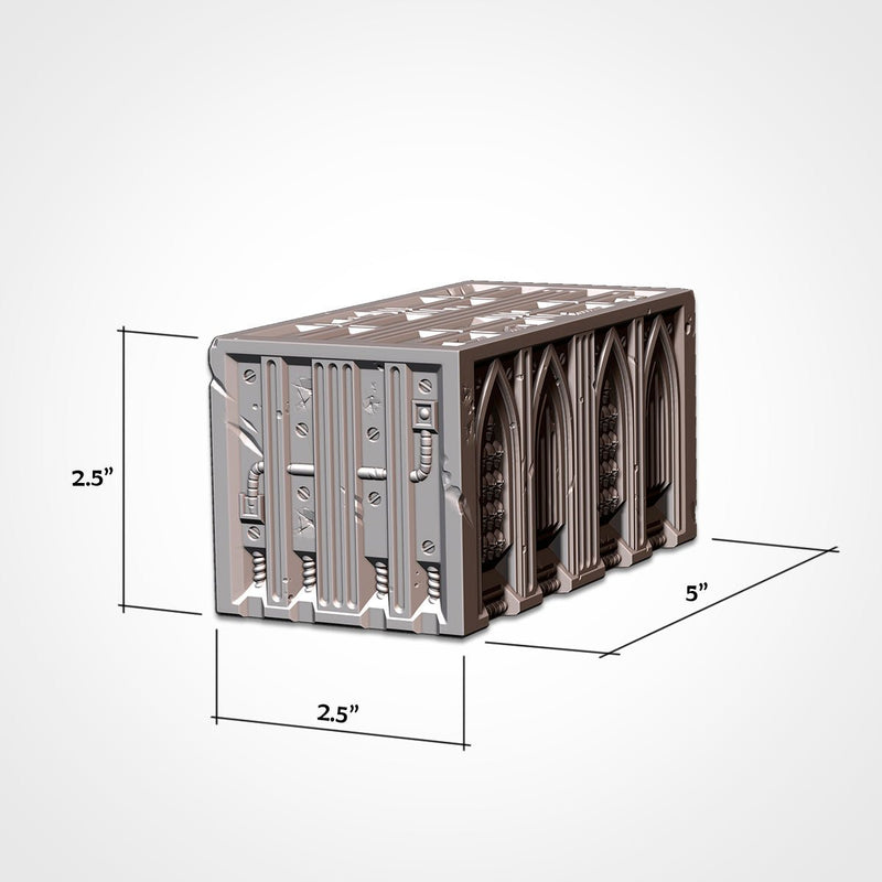 WTC Foldable Cathedral Set 3D printed terrain view 13