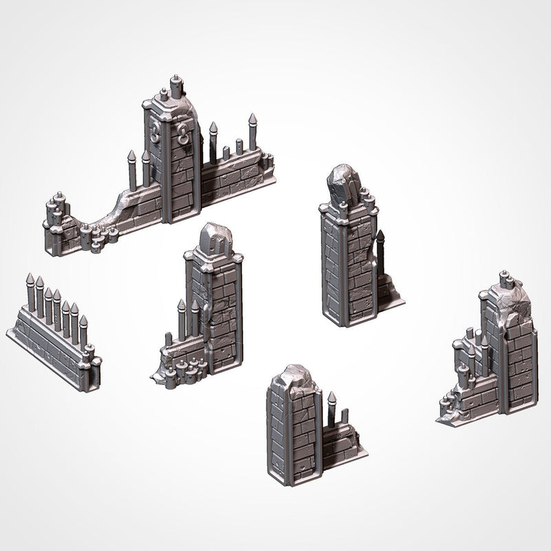 Graveyard 3D printed terrain view 13