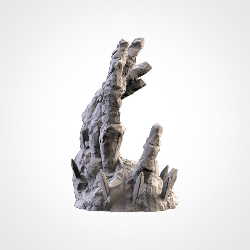 Cursed Ground 3D printed terrain view 13