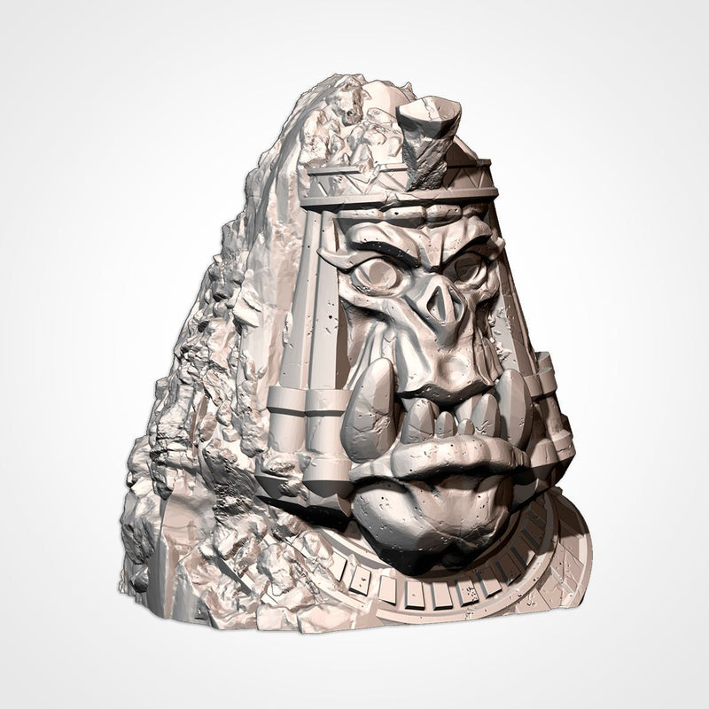 Orcish Monuments II 3D printed terrain view 13