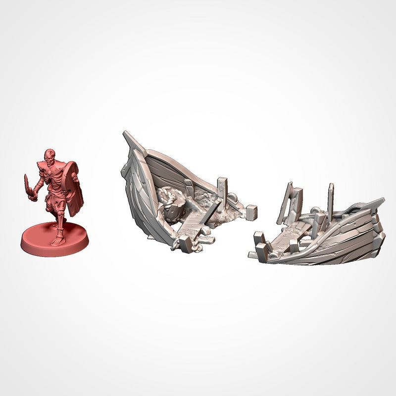 Ships Aground 3D printed terrain view 13