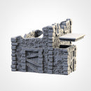 Abandoned Town 3D printed terrain view 13