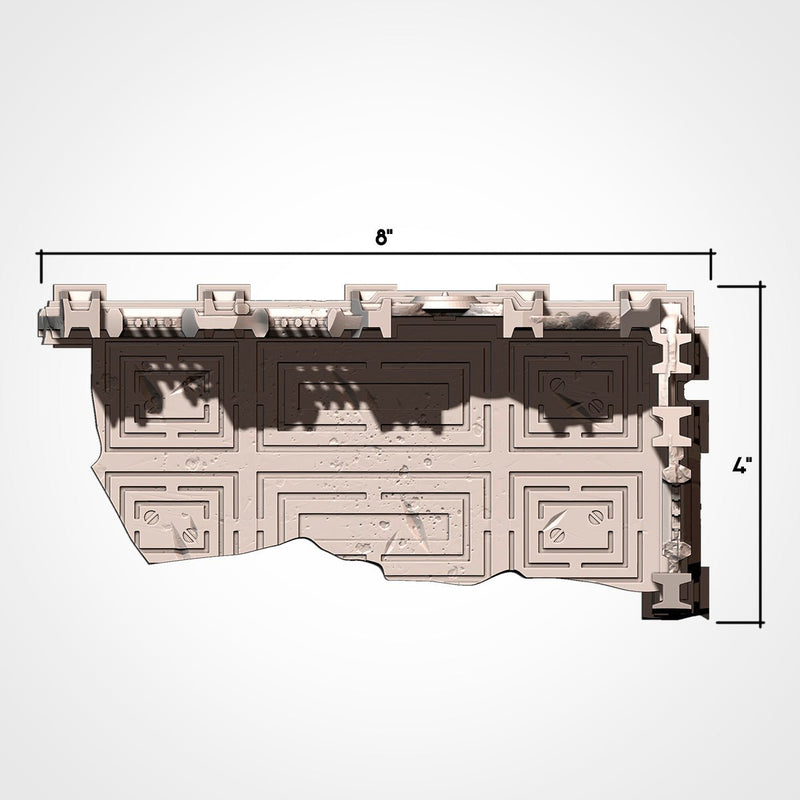 Industrial Ruins GW 10th 3D printed terrain view 13