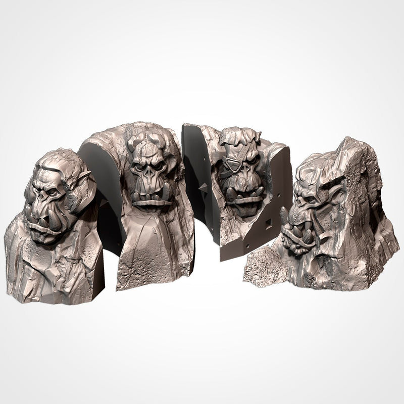 Orcish Monuments 3D printed terrain view 13