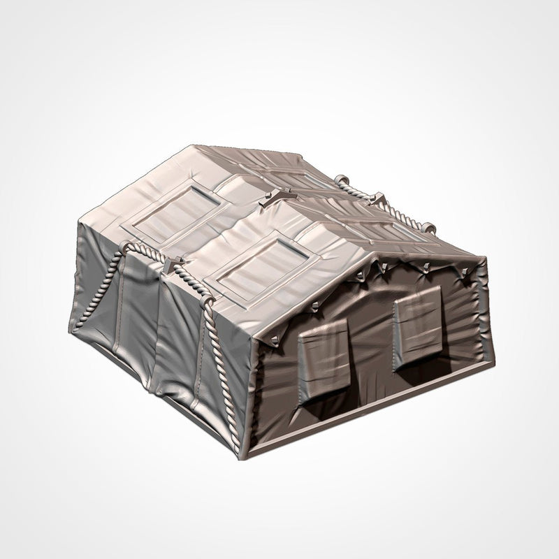 Military Barracks 3D printed terrain view 13