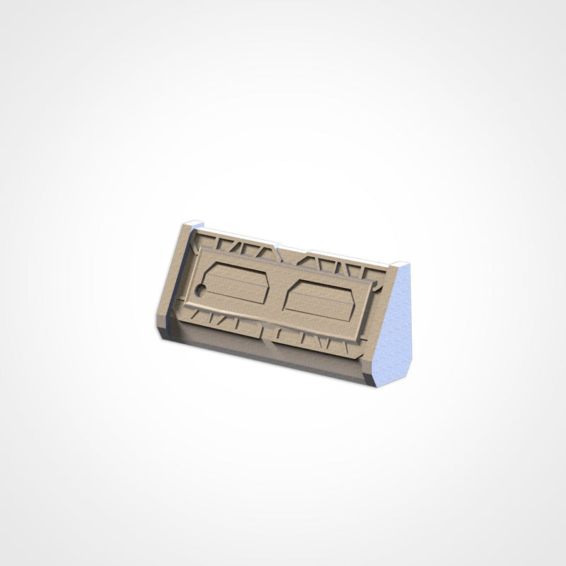 Bunkers 3D printed terrain view 13