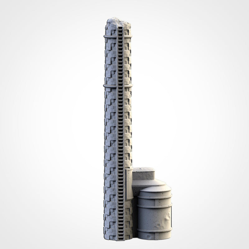 Nuclear Plants 3D printed terrain view 13