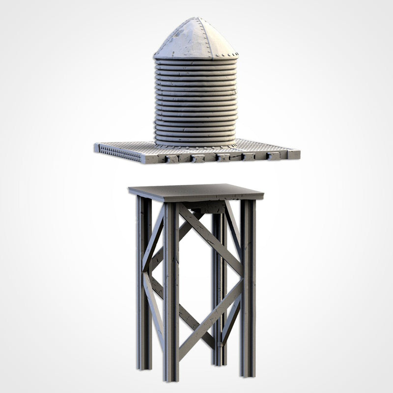 Silos & Storage Tanks 3D printed terrain view 13