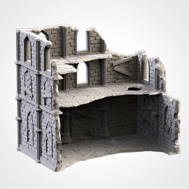 Temple Ruins 3D printed terrain view 13