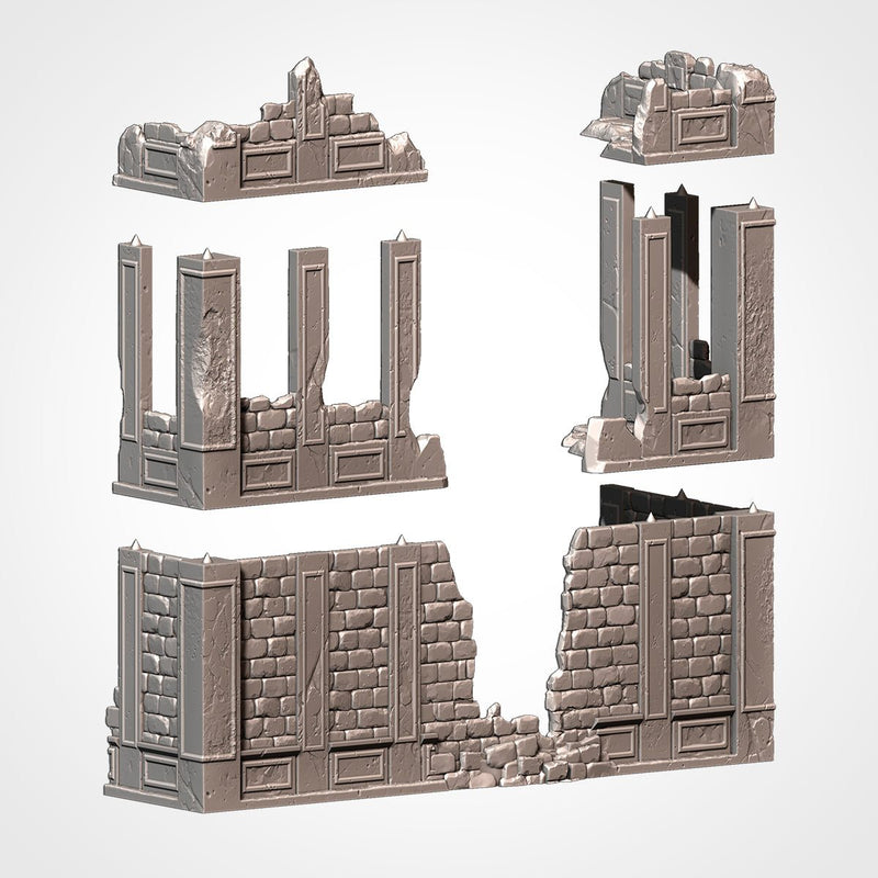 City Ruins (old GW) 3D printed terrain view 13