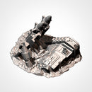 Destroyed Tanks 3D printed terrain view 13