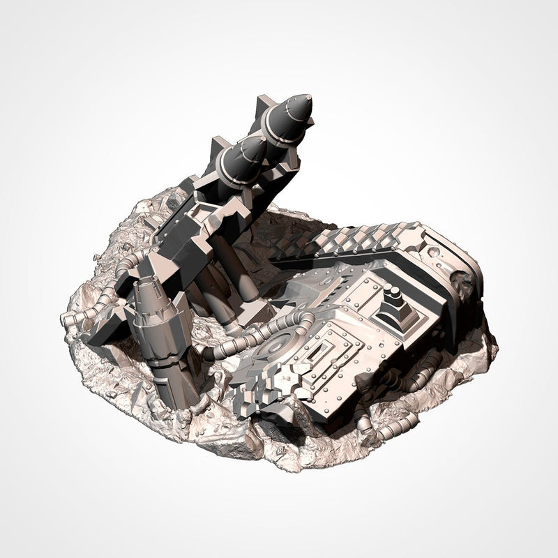 Destroyed Tanks 3D printed terrain view 13