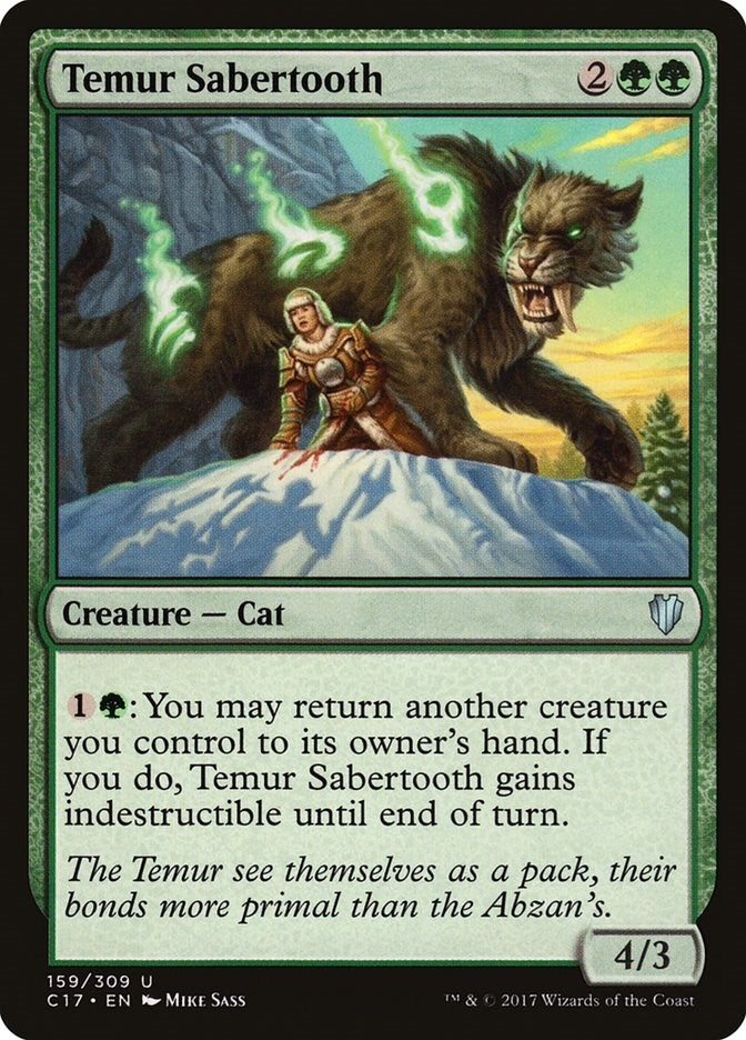 Temur Sabertooth (159) [C17]