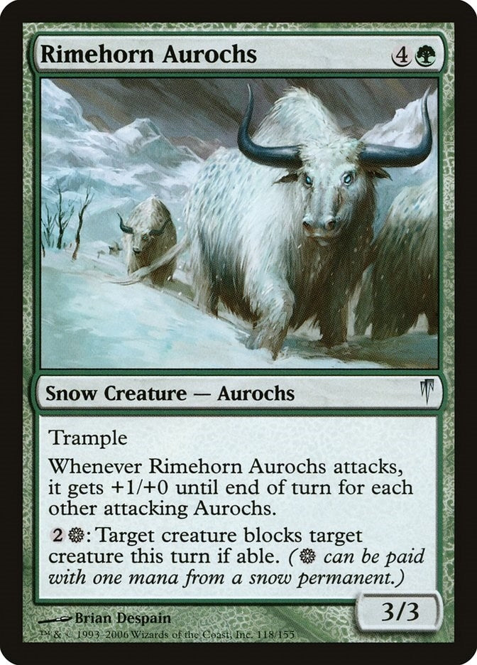Rimehorn Aurochs (118) [CSP]