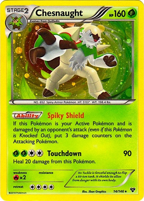 Chesnaught 14 146 Cosmos Holo (014/146) [BLE]
