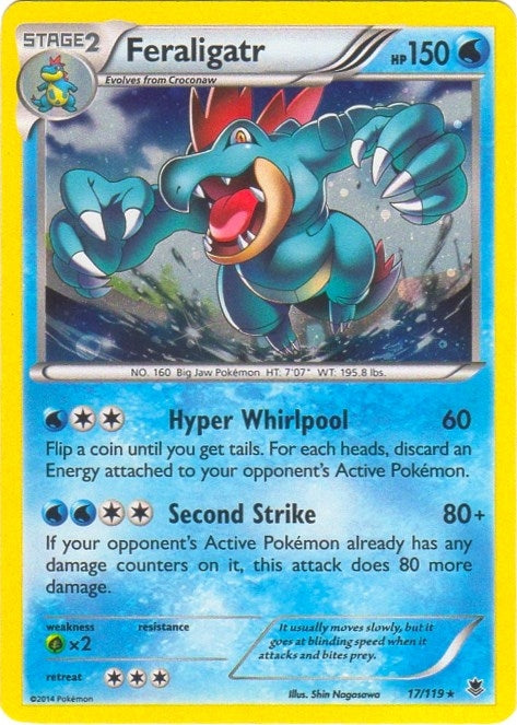 Feraligatr 17 119 Cosmos Holo (017/119) [BLE]