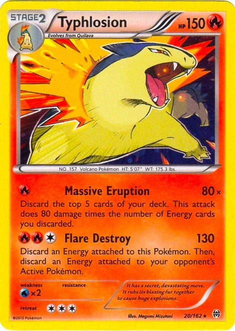 Typhlosion 20 162 Cosmos Holo (020/162) [BLE]