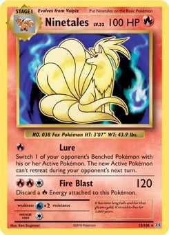 Ninetales 15 108 XY Evolutions Non Holo (015/108) [PR]