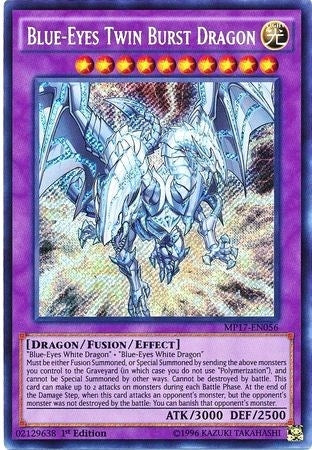 Blue Eyes Twin Burst Dragon (MP17-EN056) [MP17]