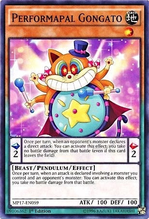 Performapal Gongato (MP17-EN059) [MP17]