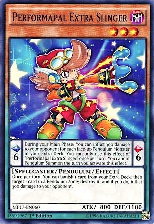 Performapal Extra Slinger (MP17-EN060) [MP17]