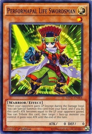 Performapal Life Swordsman (MP17-EN064) [MP17]