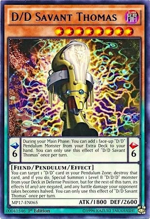 D D Savant Thomas (MP17-EN065) [MP17]