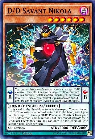 D D Savant Nikola (MP17-EN066) [MP17]