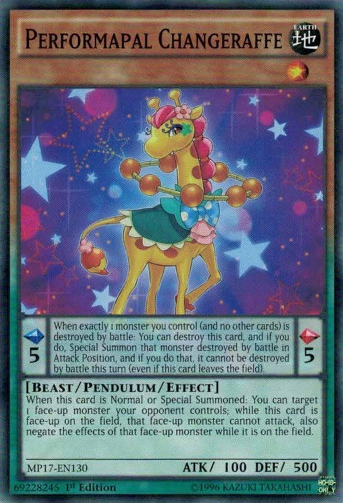 Performapal Changeraffe (MP17-EN130) [MP17]