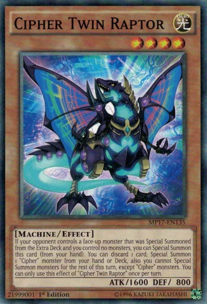 Cipher Twin Raptor (MP17-EN135) [MP17]