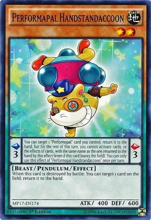 Performapal Handstandaccoon (MP17-EN174) [MP17]