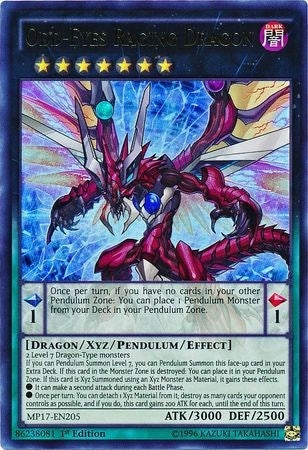 Odd Eyes Raging Dragon (MP17-EN205) [MP17]