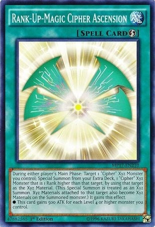 Rank Up Magic Cipher Ascension (MP17-EN210) [MP17]