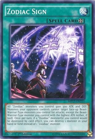 Zodiac Sign (MP17-EN211) [MP17]