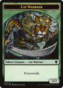 Cat Warrior Rat Double Sided Token (8 // 3) [C17]