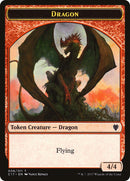Dragon 006 Gold Double Sided Token (6 // 10) [C17]