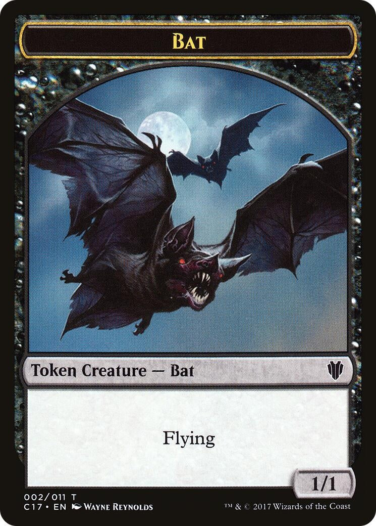 Bat Vampire Double Sided Token (2 // 4) [C17]