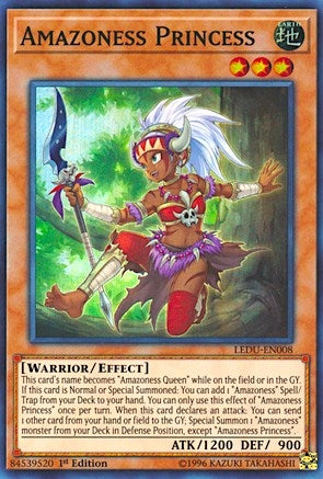 Amazoness Princess [LEDU-EN008] Super Rare