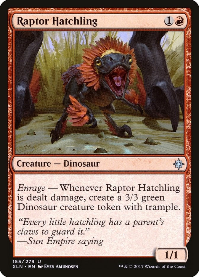 Raptor Hatchling (155) [XLN]
