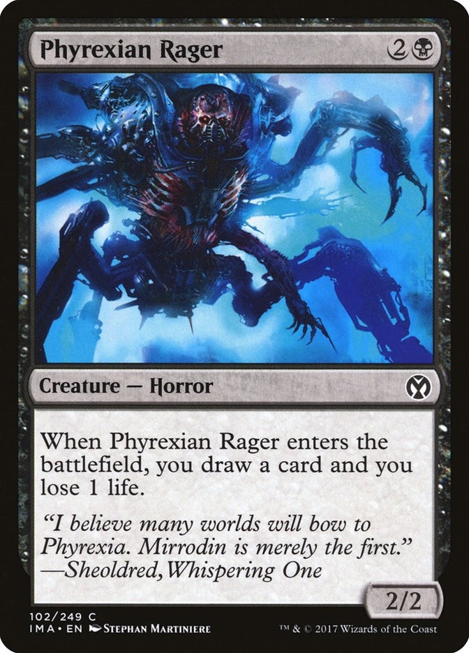 Phyrexian Rager (102) [IMA]