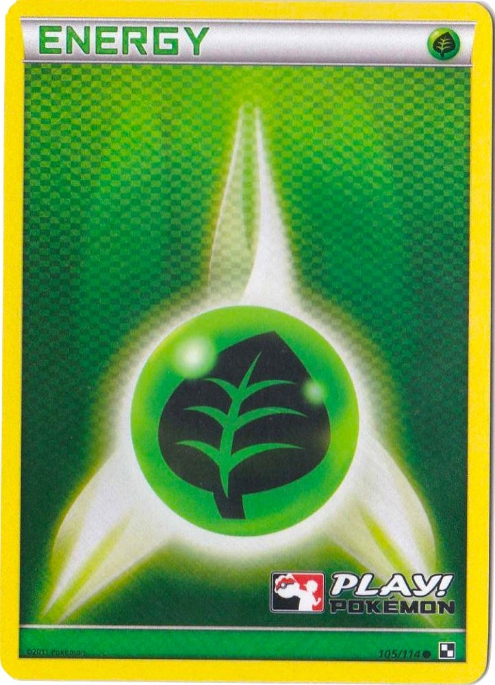 Grass Energy - 105/114 (Play! Pokemon) (105/114) (League & Championship Cards)