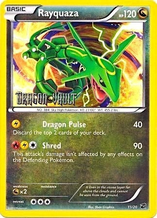 Rayquaza 11 20 Dragon Vault (011/020) [BLE]